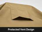 BBQ Grill Cover Ripstop Pro Khaki