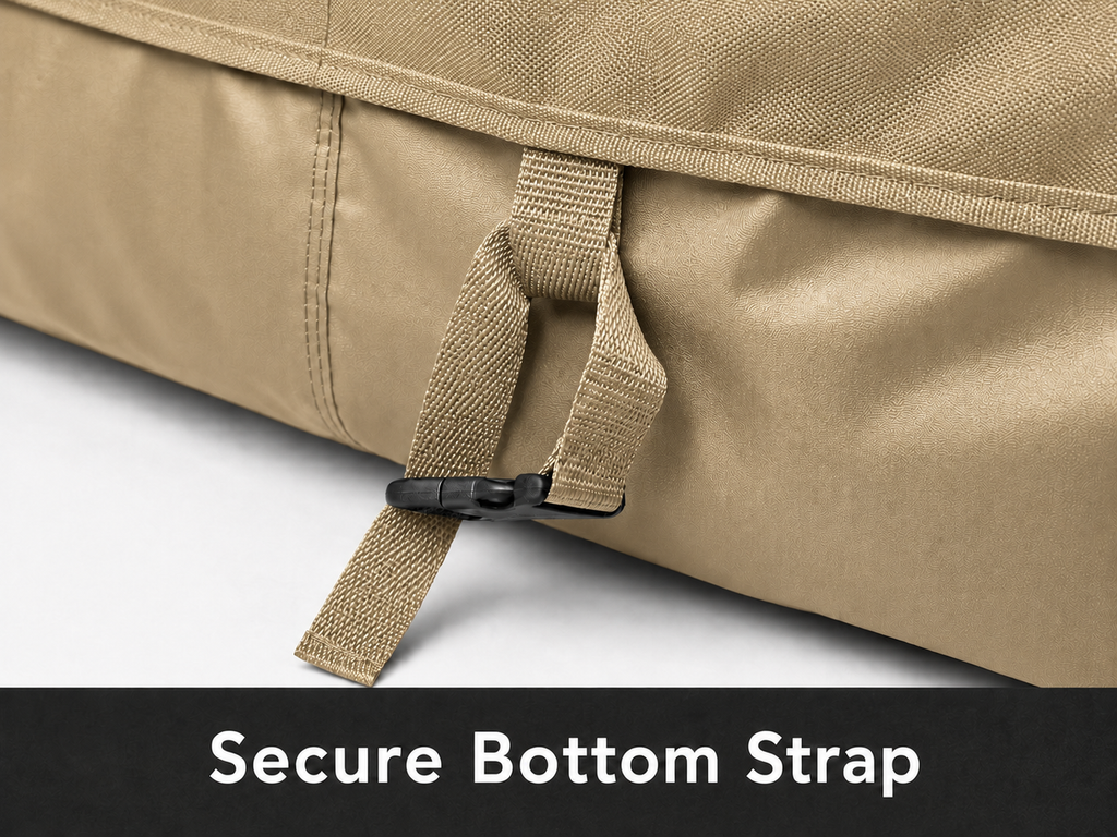 BBQ Grill Cover Ripstop Pro Khaki