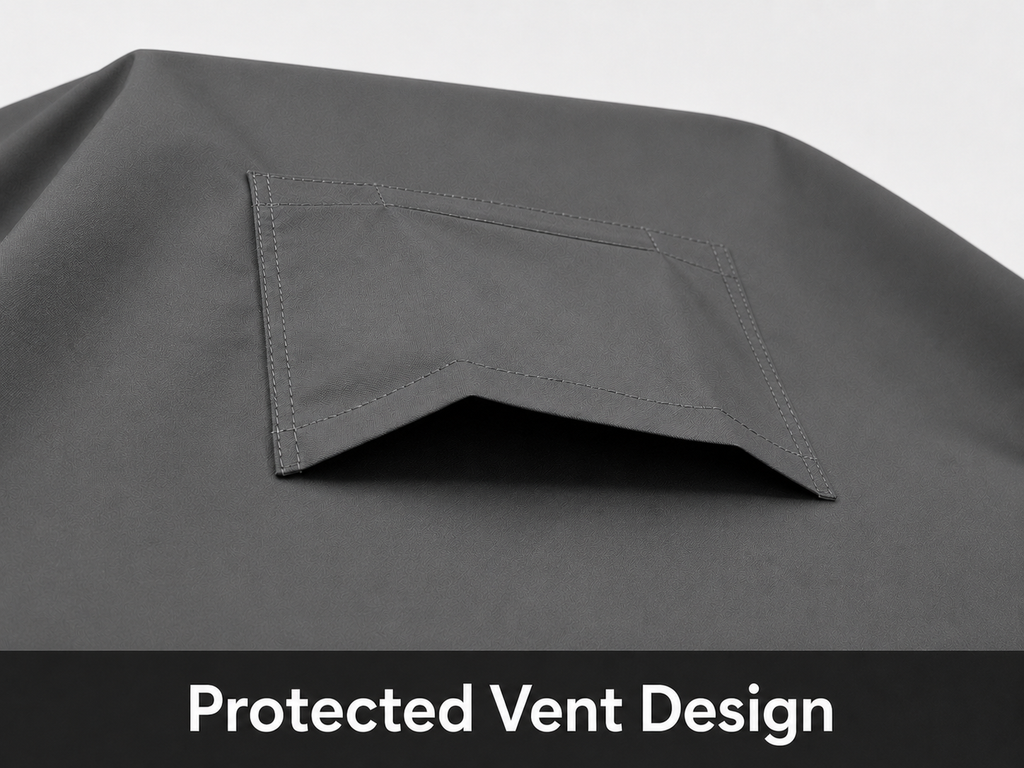 BBQ Grill Cover Ripstop Pro Grey
