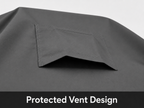 BBQ Grill Cover Ripstop Pro Grey