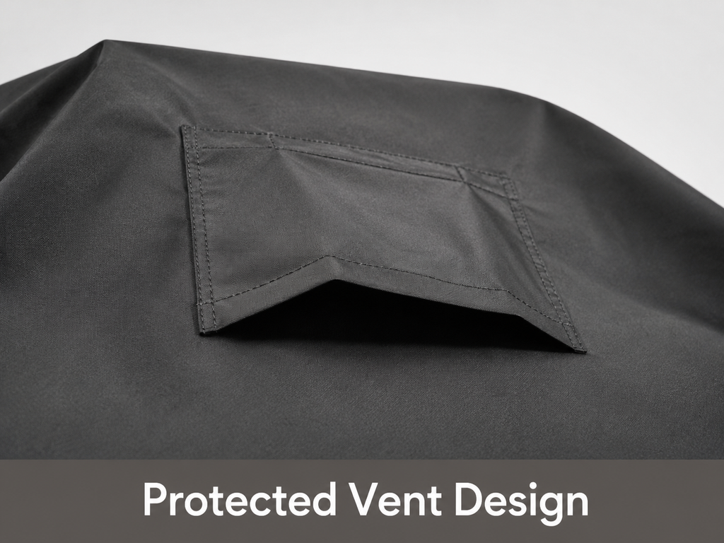 BBQ Grill Cover Ripstop Pro Black