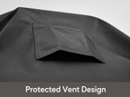 BBQ Grill Cover Ripstop Pro Black