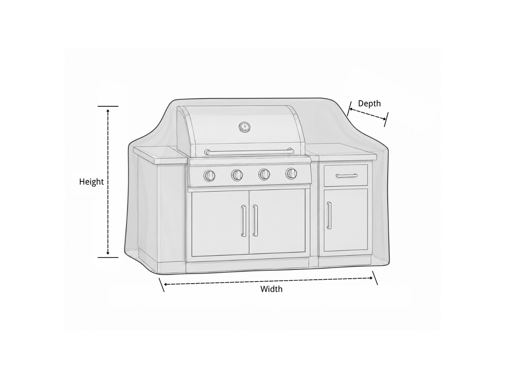 BBQ Grill Cover Essential Black